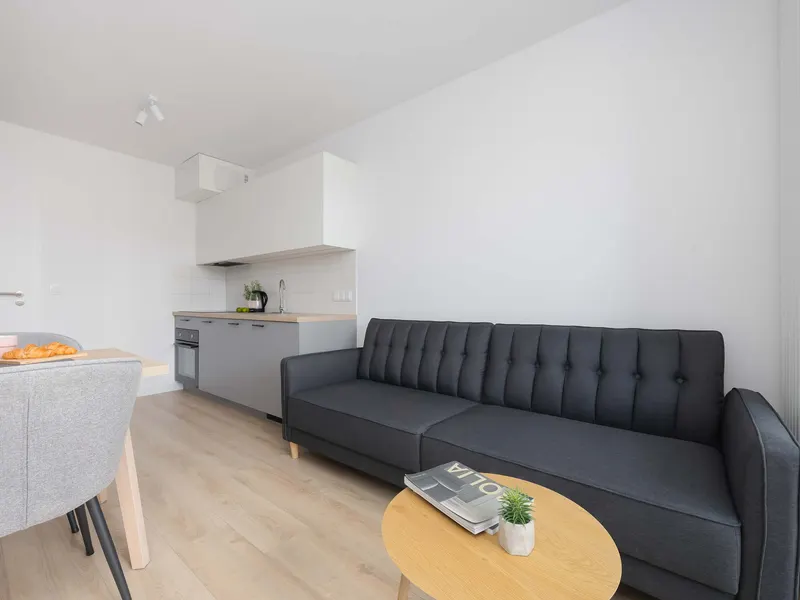 Jasny Apartament z Klimatyzacją | Miejsce do Pracy – zdjęcie 1