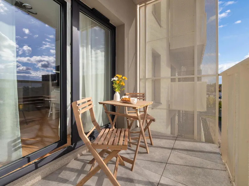Bright Apartment with a Balcony | Parking | Workspace – photo 4