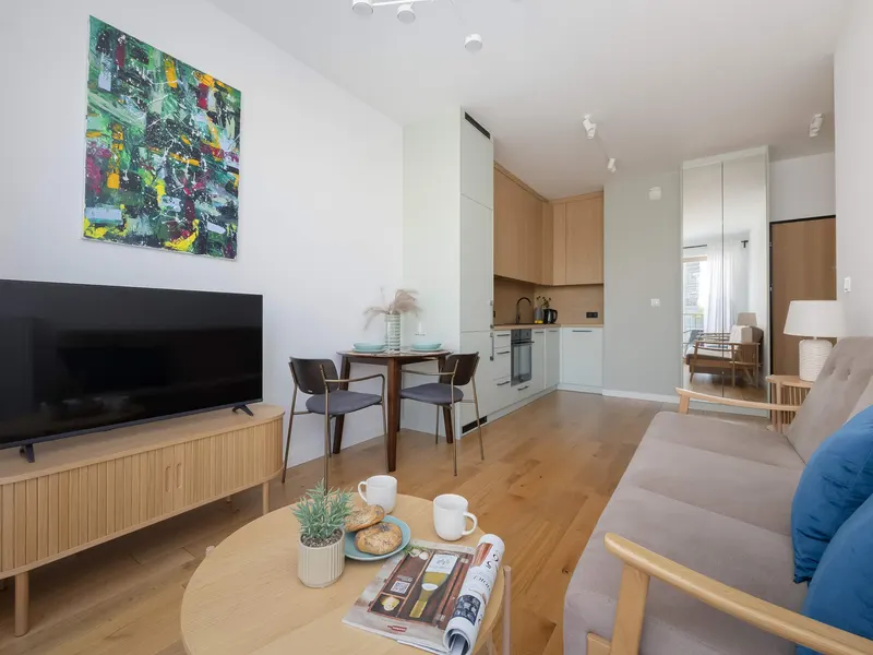 Nowoczesny Apartament z Balkonem | Parking | Przyjazny Zwierzętom – zdjęcie 1