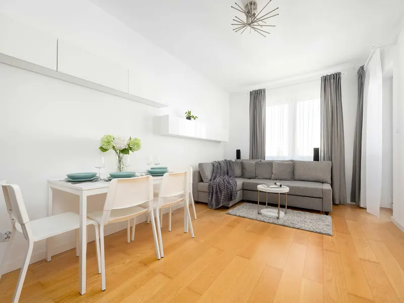 Przestronny Apartament z Biurkiem | Blisko Stadionu – zdjęcie 2