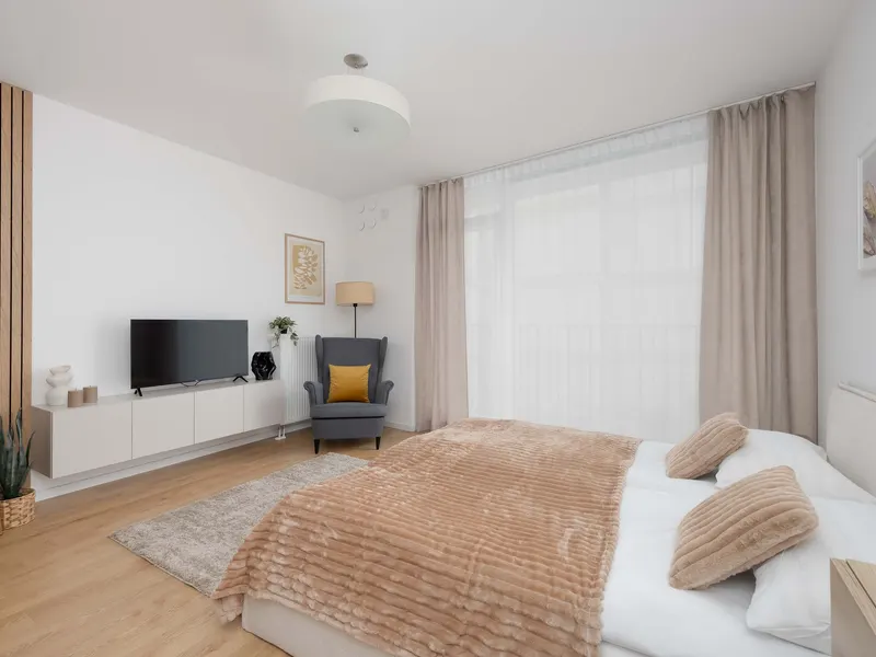 Funkcjonalne Studio z Balkonem | Klimatyzacja – zdjęcie 1