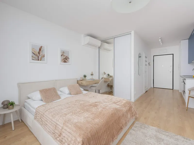 Funkcjonalne Studio z Balkonem | Klimatyzacja – zdjęcie 5