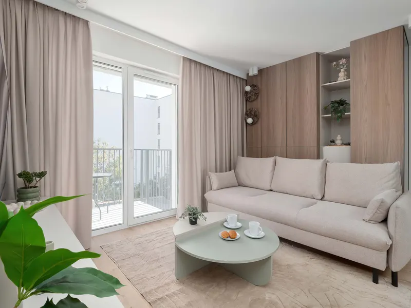 Jasny apartament w centrum | Bezpłatny parking – zdjęcie 1