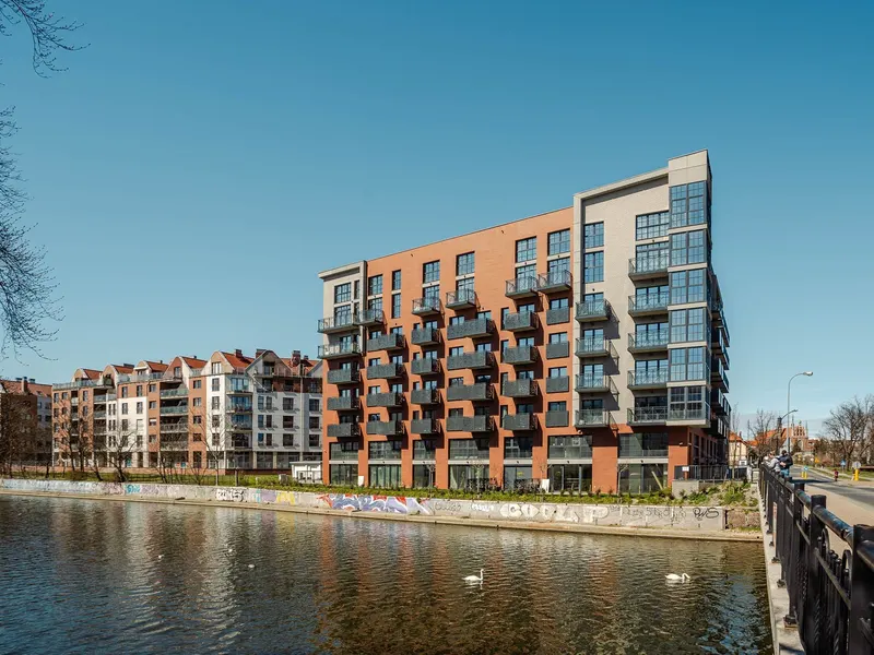 Komfortables Studio mit Balkon und Blick auf den Fluss Motlawa – Foto 5