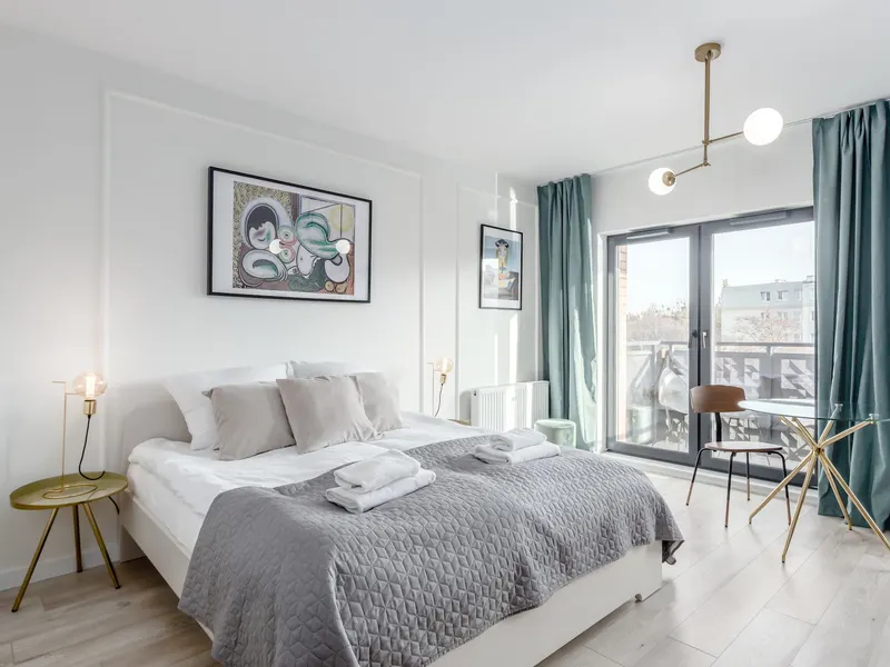 Komfortables Studio mit Balkon und Blick auf den Fluss Motlawa – Foto 3