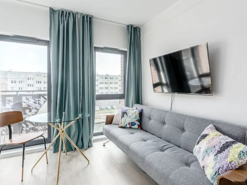 Komfortables Studio mit Balkon und Blick auf den Fluss Motlawa – Foto 1