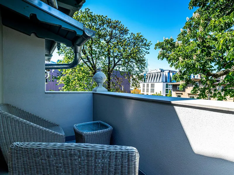 Przestronny Apartament na Poddaszu | Centrum Sopotu, Balkon – zdjęcie 4