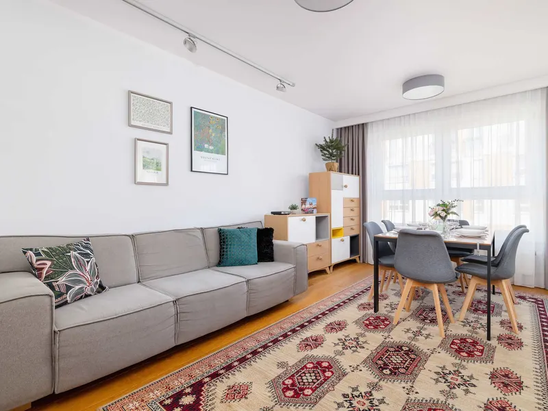 Stylowy Apartament z Balkonami | Parking | Miejsce do Pracy – zdjęcie 1