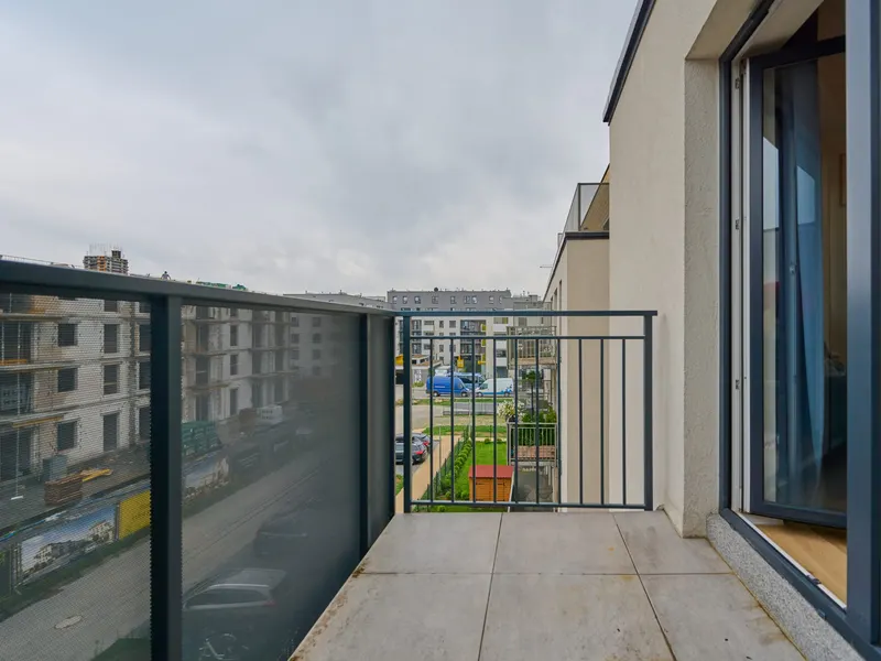 Nowoczesne Studio na Jagodnie | Balkon i Parking – zdjęcie 3