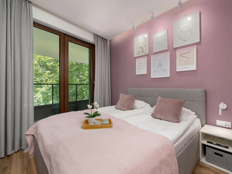 Stylowy Apartament z Balkonem | Biurko | Garaż – zdjęcie 2