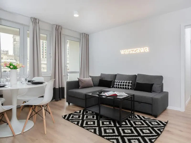 Stylowy Apartament w Centrum | Widok na PKiN – zdjęcie 1