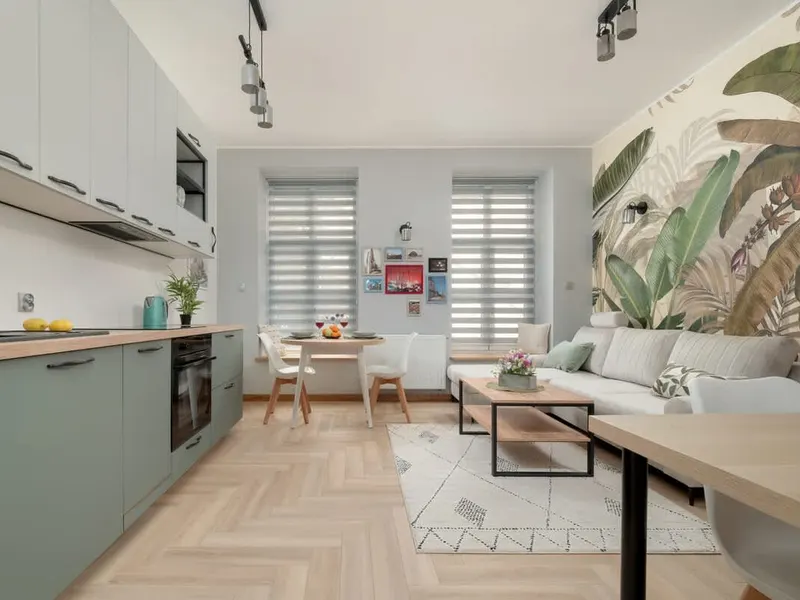 Przytulne Studio w Łodzi | Miejsce do Pracy | Balkon – zdjęcie 5