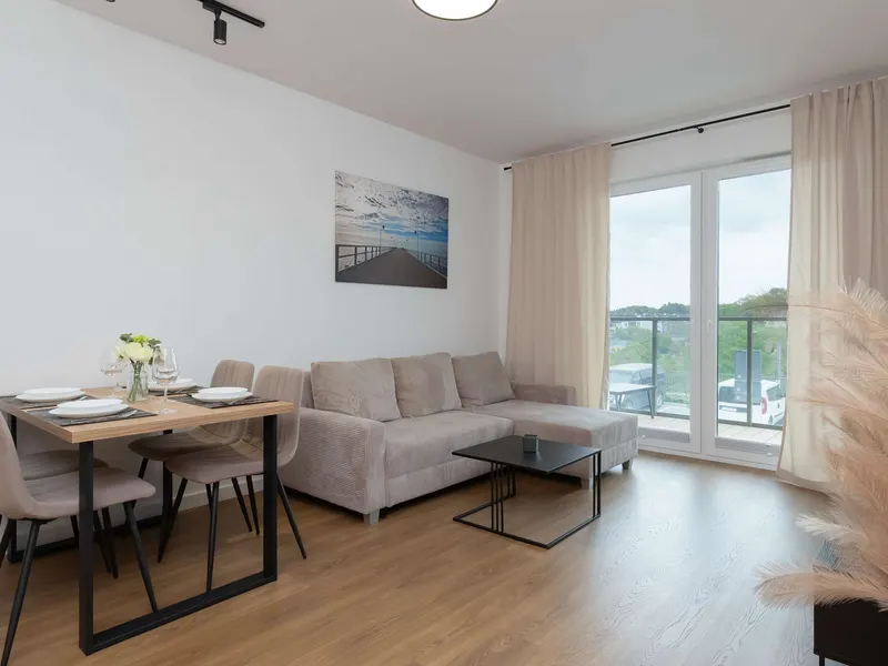 Komfortowy Apartament | Dwie Sypialnie | Parking i Balkon – zdjęcie 1