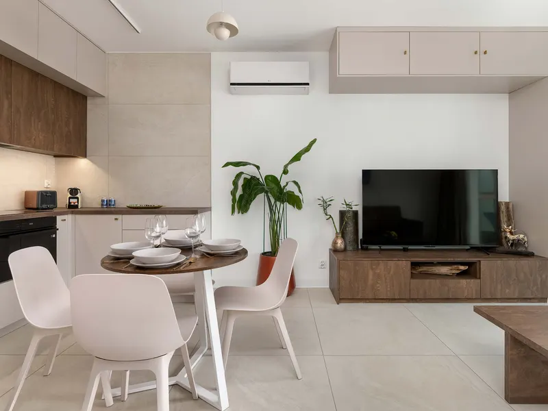 Stylowy Apartament | Klimatyzacja, Parking, Siłownia – zdjęcie 5