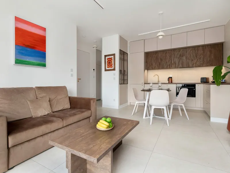 Stylowy Apartament | Klimatyzacja, Parking, Siłownia – zdjęcie 1