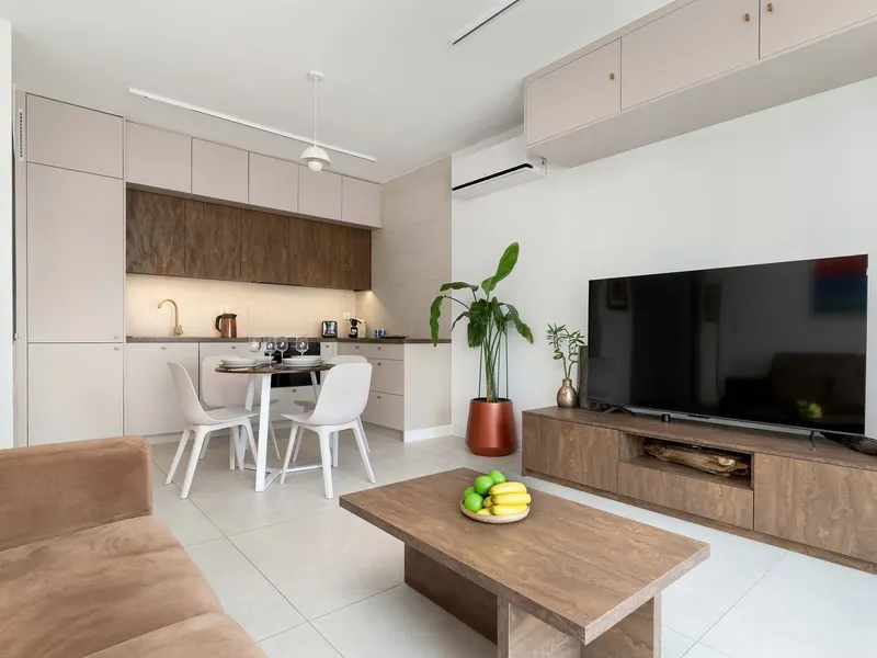 Stylowy Apartament | Klimatyzacja, Parking, Siłownia – zdjęcie 3