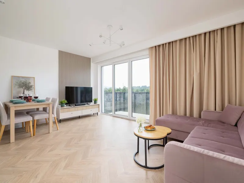 Pastel Apartment in Zywiec | Parking and Balcony – photo 2