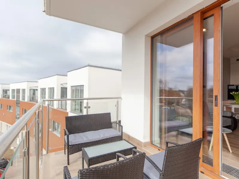 Moderne Wohnung | Balkon, Parkplatz, 500 m zum Strand – Foto 3
