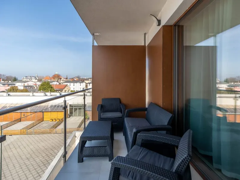 Stylowy Apartament z Balkonem | Blisko Plaży, Parking – zdjęcie 4