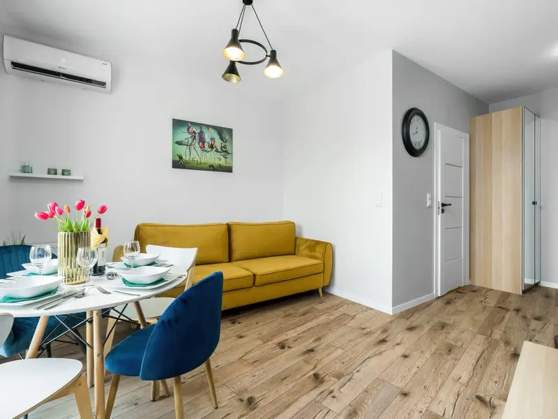 Jasny Apartament w Poznaniu | Klimatyzacja | Balkon – zdjęcie 4