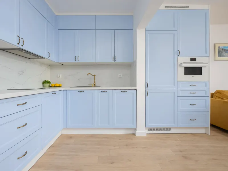 Jasny Apartament na Ochocie | Miejsce do Pracy Zdalnej – zdjęcie 3