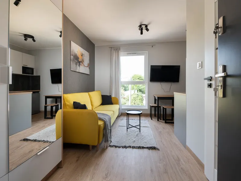 Funktionelles Studio für zwei Personen | Smart TV | Nähe zum Bahnhof – Foto 1
