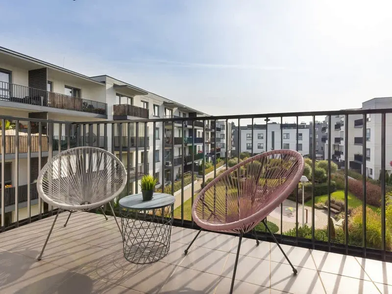 Elegantes Apartment in Wilanów | Balkon, Parkplatz – Foto 3