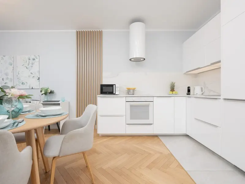 Nowoczesny Apartament | Parking, Balkon, Miejsce do Pracy – zdjęcie 4