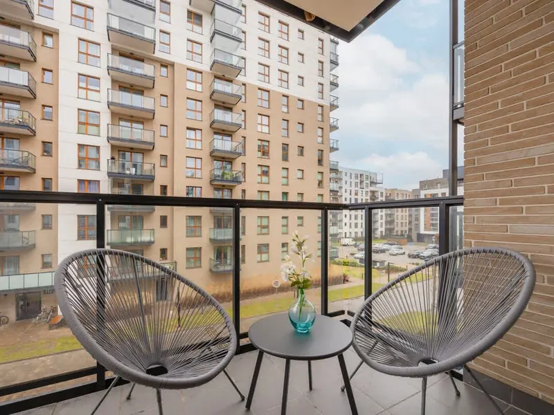 Nowoczesny Apartament | Parking, Balkon, Miejsce do Pracy – zdjęcie 3