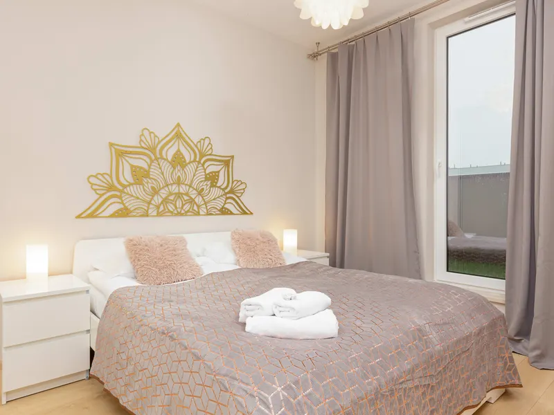 Jasny Apartament na Wilanowie | Balkon – zdjęcie 2