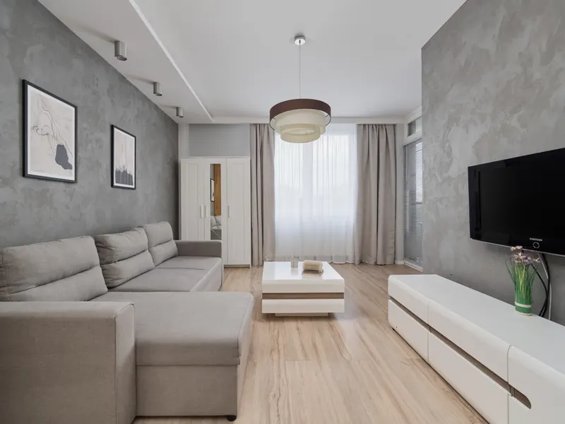 Nowoczesne Studio z Balkonem | 20 minut do Rynku – zdjęcie 1
