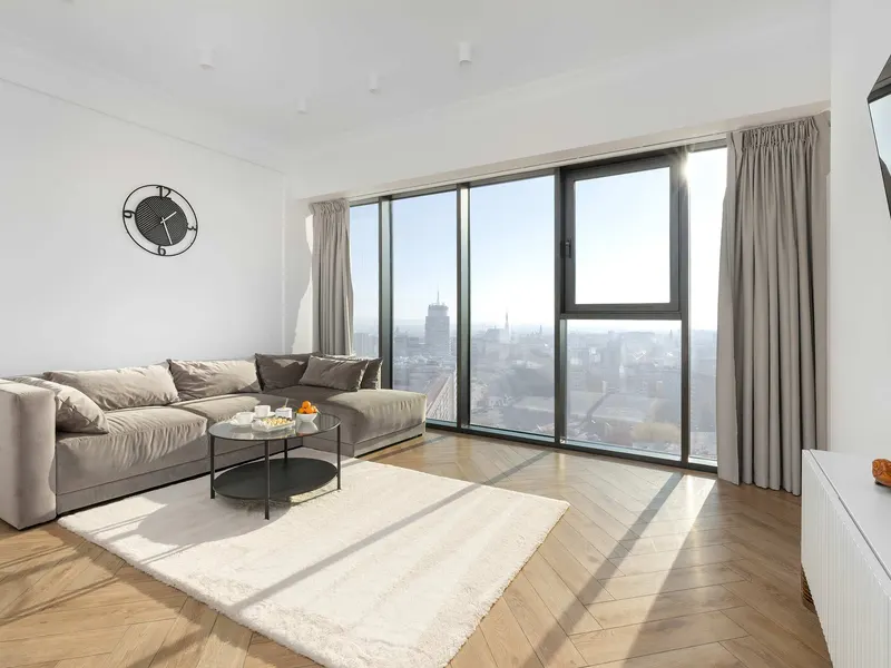 Elegant Apartment in Hanza Tower | City View | Parking – photo 1