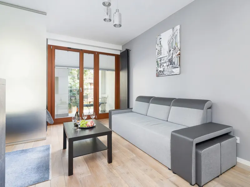 Klimatyczne Studio w Sercu Kazimierza | Balkon – zdjęcie 1