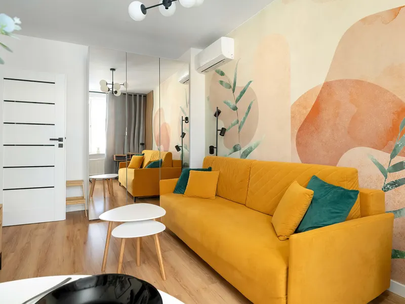 Apartament z Klimatyzacją | Dwie Sypialnie i Miejsce do Pracy – zdjęcie 4