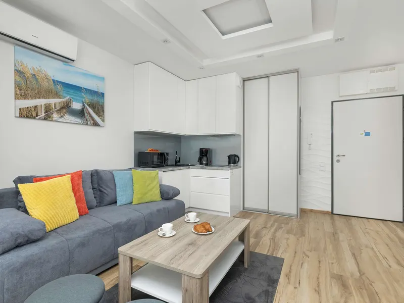 Apartament z Widokiem na Morze | 200 m do Plaży, Balkon – zdjęcie 1