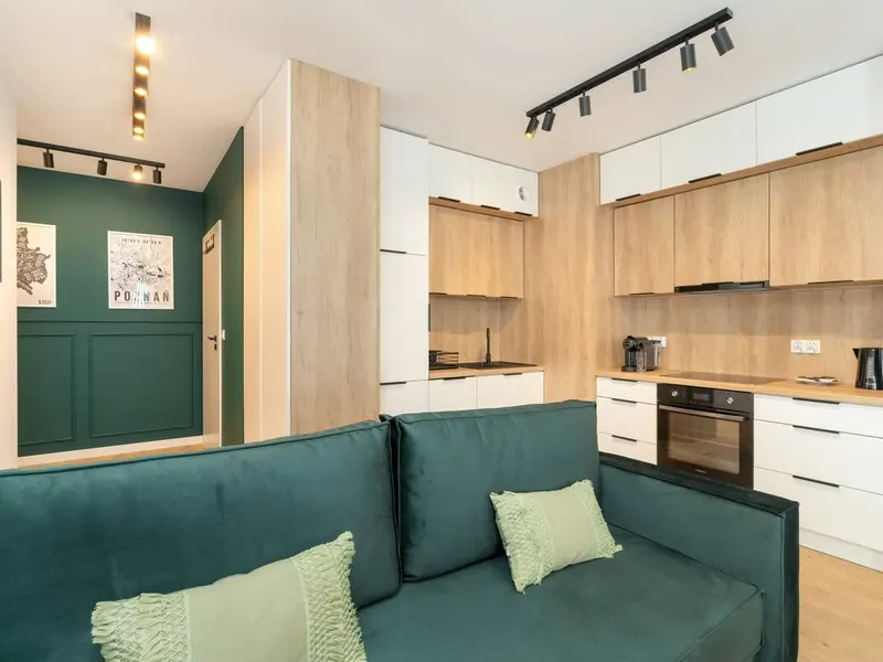 Stilvolles Studio in Jeżyce | Privatparkplatz und Balkon – Foto 2