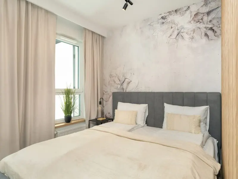 Stilvolles Studio in Jeżyce | Privatparkplatz und Balkon – Foto 1