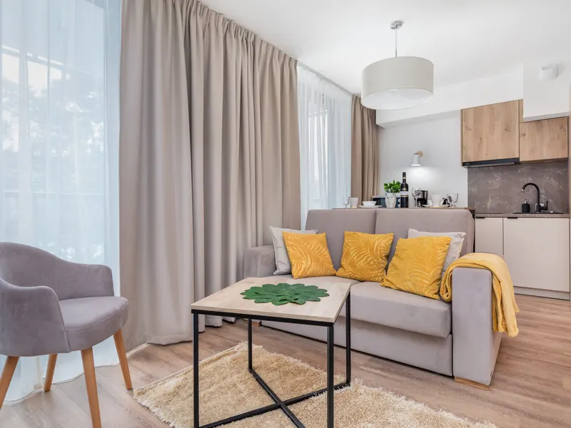 Air-conditioned Beachfront Studio | Balcony and Gym – photo 2