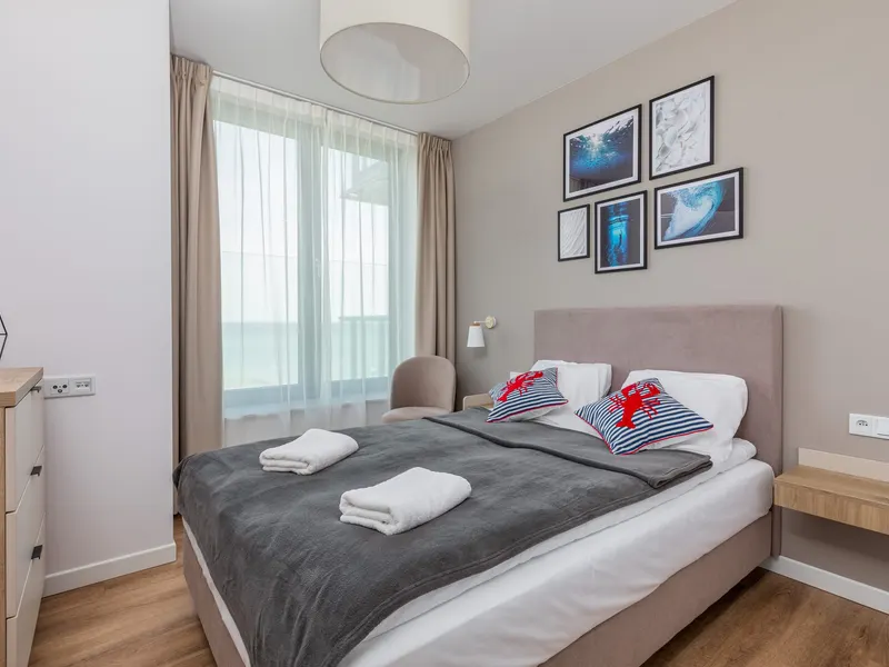 Stylowy Apartament z Widokiem na Morze | Balkon i Parking – zdjęcie 3