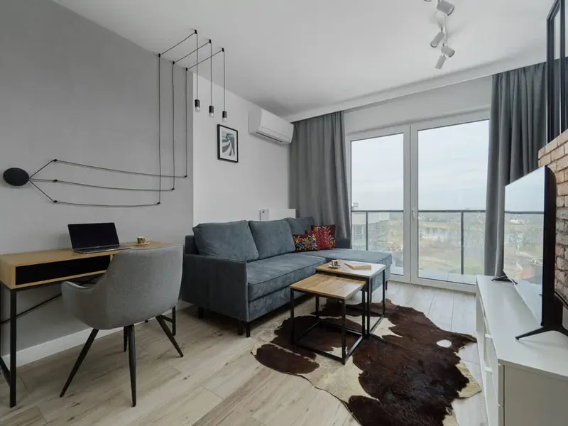 Studio im Loft-Stil mit Klimaanlage | Blick auf den Fluss – Foto 1