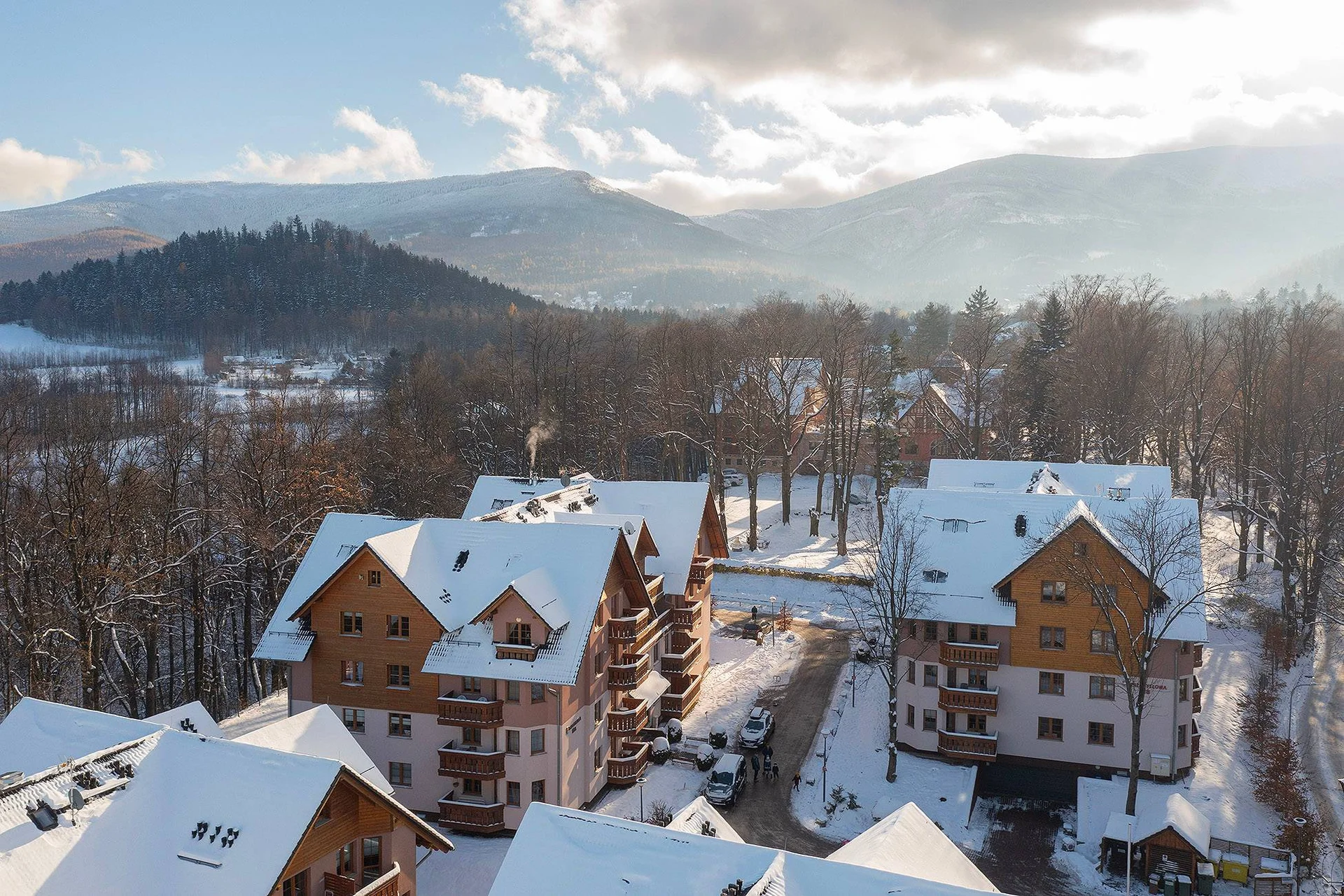 Beautiful view of the surrounding area.