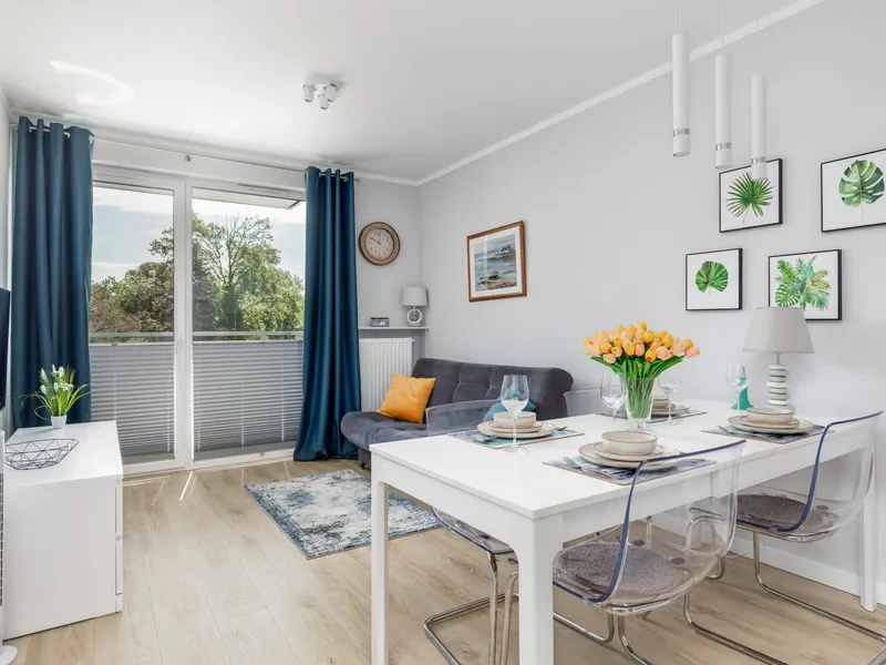 Nowoczesny Apartament | Balkon i Prywatny Parking – zdjęcie 1