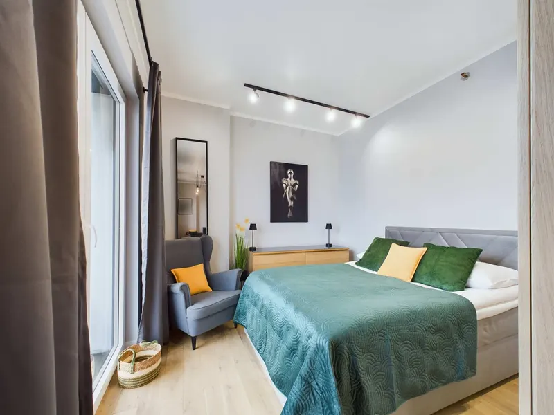 Modernes Apartment | Parkplatz in der Garage | Balkon – Foto 4