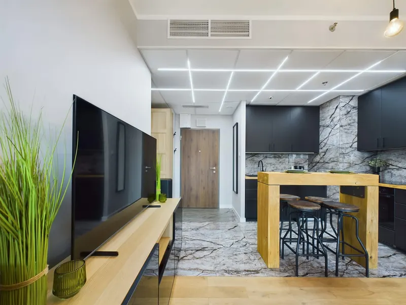 Modernes Apartment | Parkplatz in der Garage | Balkon – Foto 3
