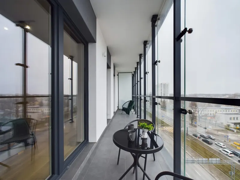 Modernes Apartment | Parkplatz in der Garage | Balkon – Foto 5