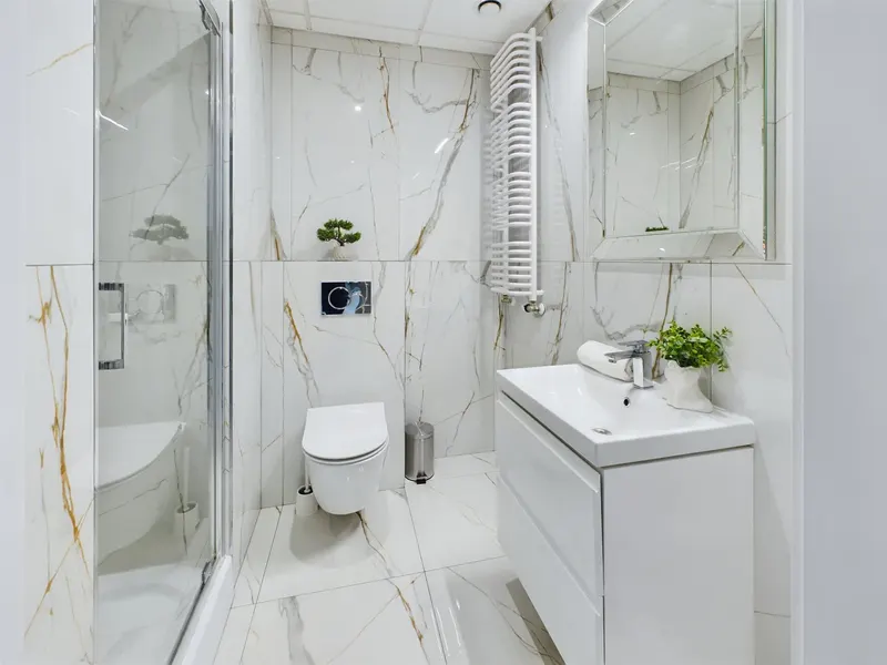 Nowoczesne Studio na Woli | Balkon, Klimatyzacja – zdjęcie 3