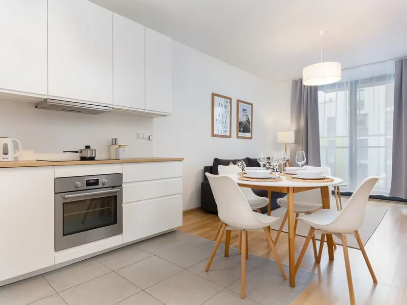 Moderne Wohnung in Wola | Parkplatz und Balkon – Foto 2