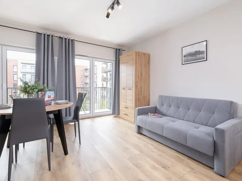 Stylowe Studio z Balkonem | Widok i Szybkie Wi-Fi – zdjęcie 2