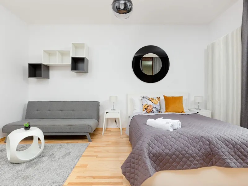 Stylowe Studio w Centrum | Wanna, Balkon, Metro – zdjęcie 5