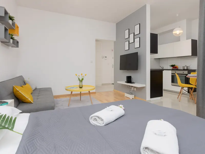 Stylish Studio in Wola | Balcony | Parking – photo 5
